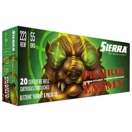 Sierra 223 Rem 55gr Blitzking Ammo